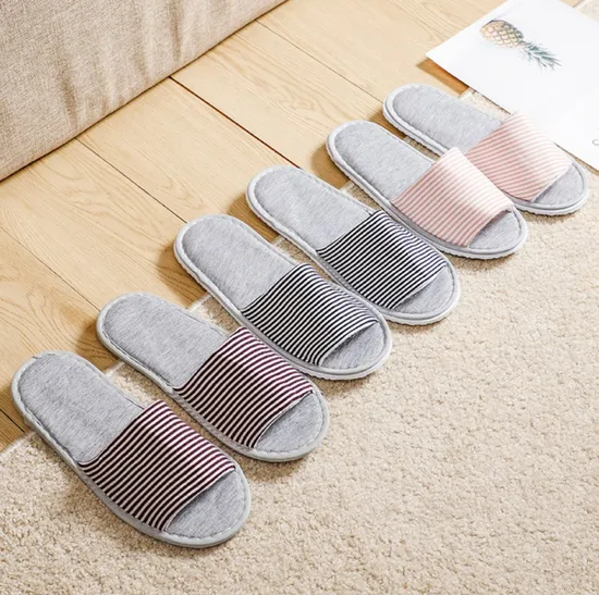 Azo Free Travel Foldable Lady Footwears Hotel Slippers